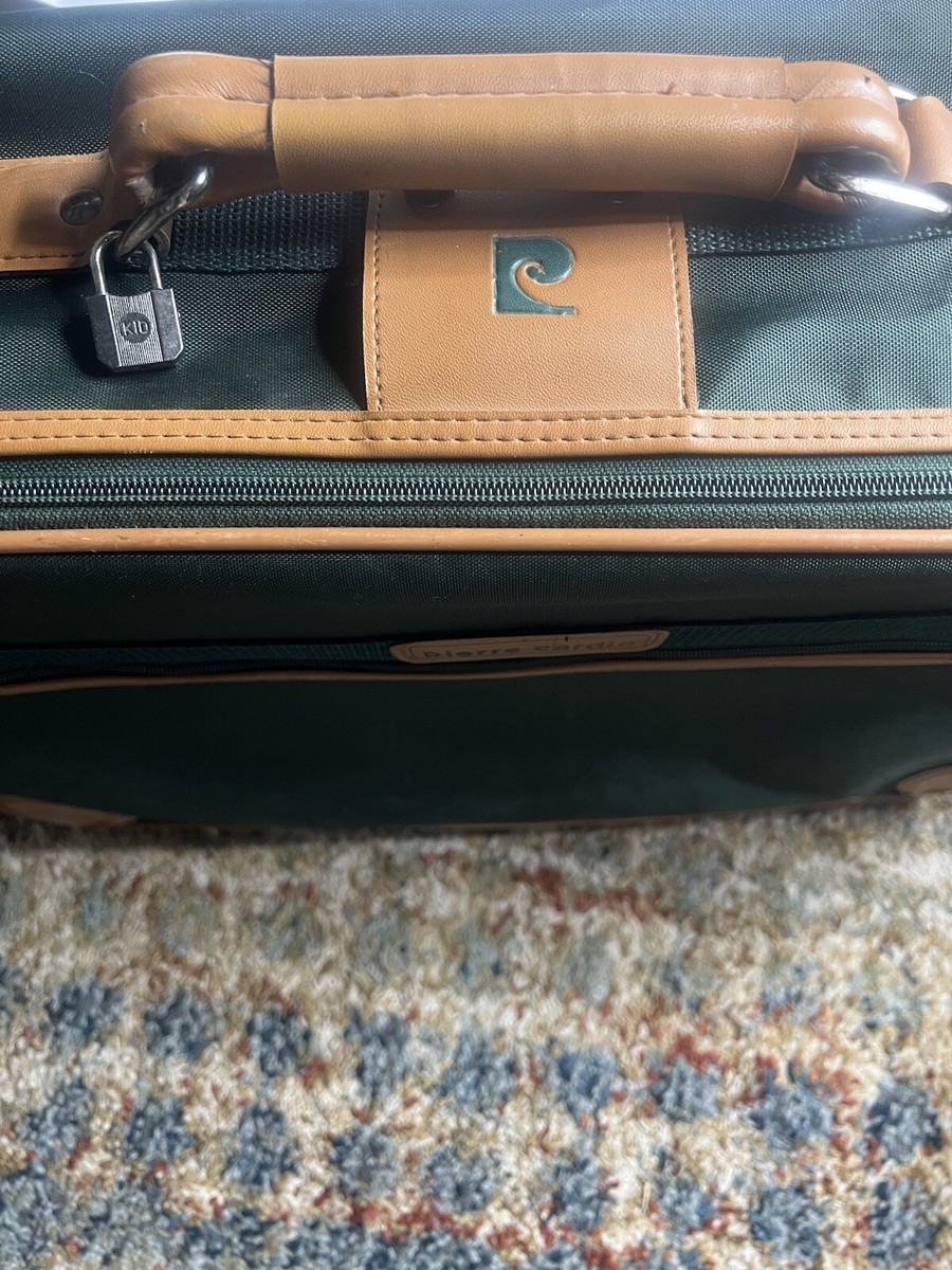 Vintage Pierre Cardin Suitcase Wheeled Luggage Bag, Travel Bag In