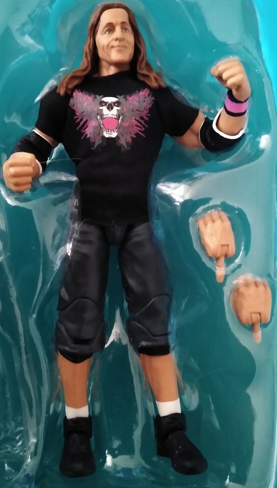 WWE Mattel Elite Wrestlemania 38 Bret The Hitman Hart Figure Wrestling AEW WWF
