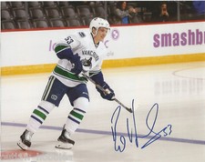 Vancouver Canucks Bo Horvat Signed Autographed 8x10 Photo COA A