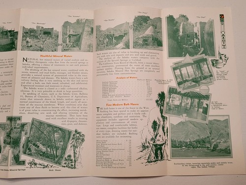 Soboba Mineral Hot Springs * San Jacinto, California 1920s Brochure * Indian - Picture 5 of 10