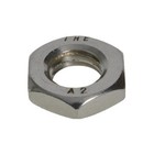 <!--F#f_0-->Hex Lock Nut M6 (6mm) Metric Coarse Thin Half Jam Stainless Steel G304 DIN439<!--F/-->