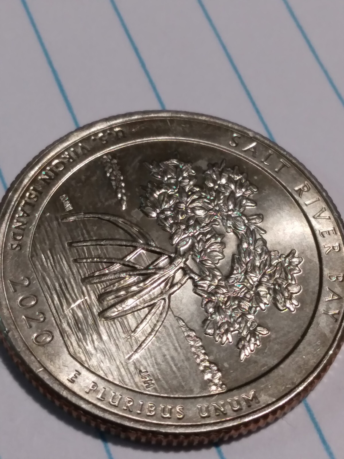 2020 salt river bay quarter Die Chip Error | eBay