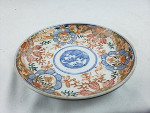Excellent antique japanese Imari plate 5", marked