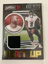 2021 Panini Playbook Kyle Pitts Next Up Patch Rookie