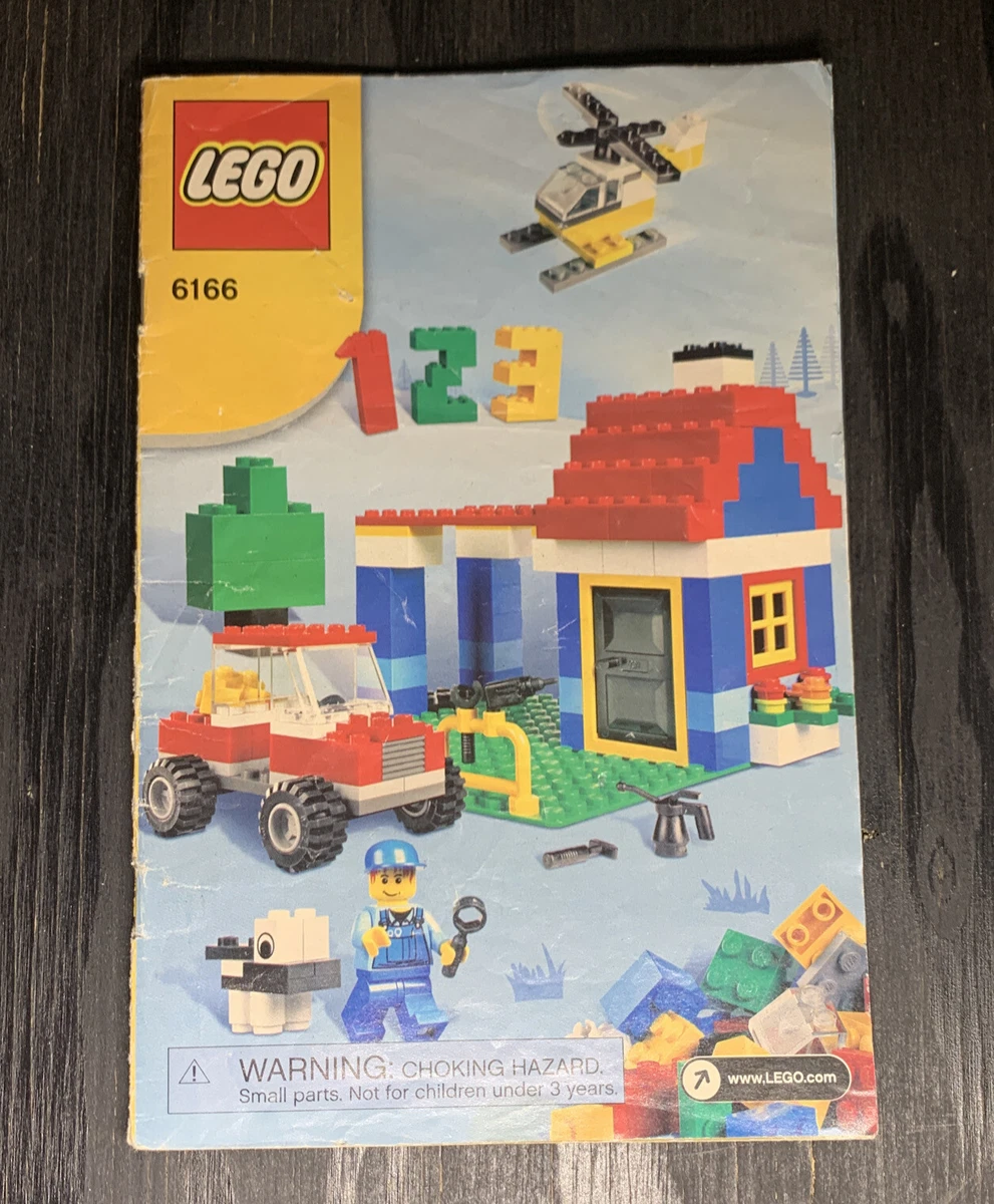 LEGO 6166 Manual ONLY Instruction Booklet House Car Helicopter