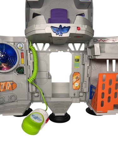 Buzz Lightyear Space Ship Command Center 2011 Rare Walkie Talkie Sounds Lights - Picture 5 of 9
