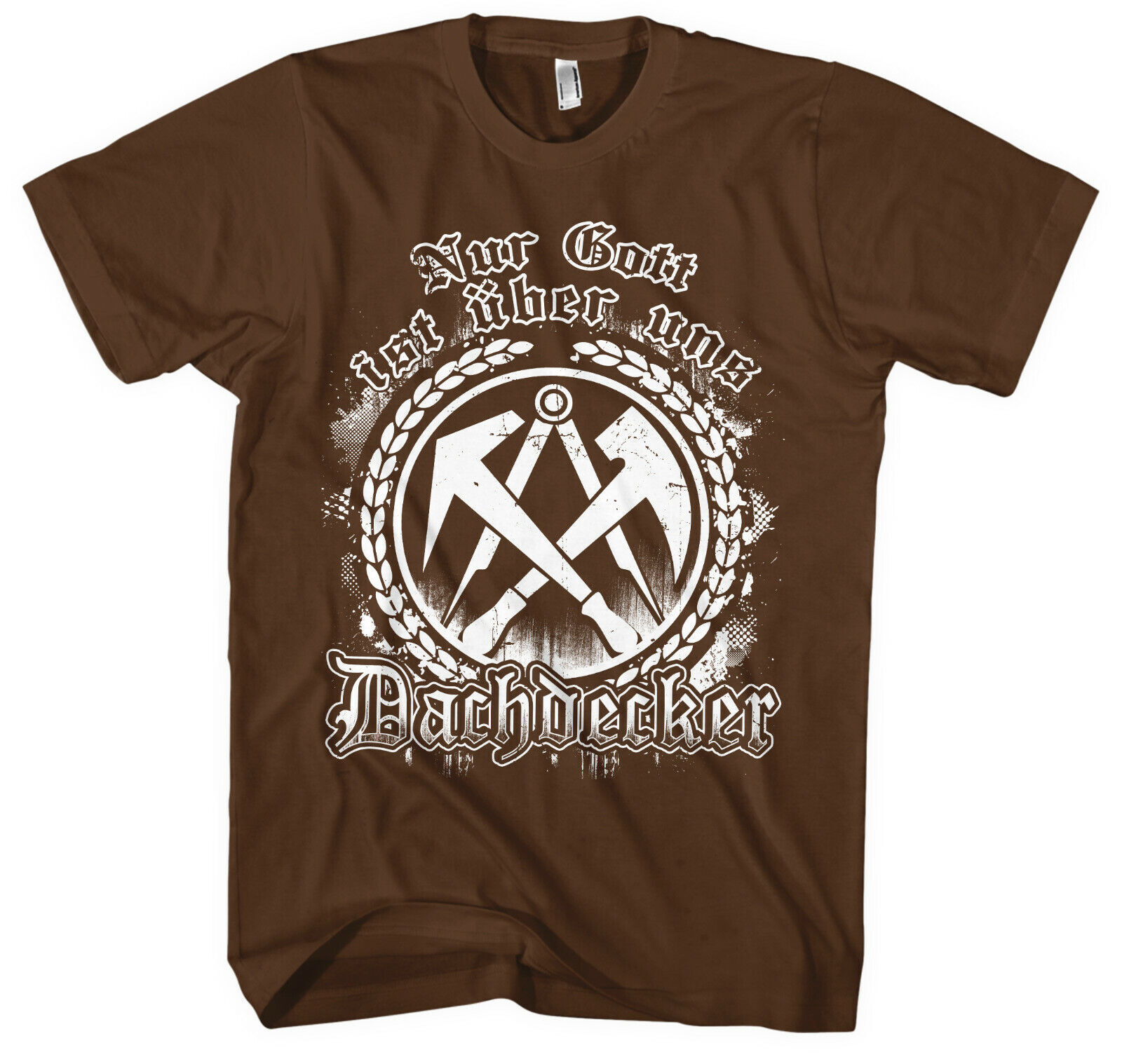 Dachdecker Herren T-Shirt – 200g Stoffqualität, Klassisches Design