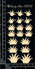 Dusty Attic Chipboard 3x6 - Grass Clumps, DA3068
