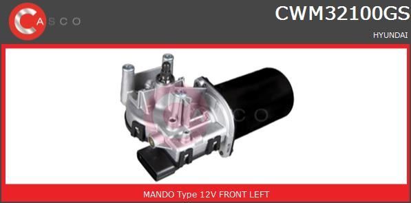 Moteur essuie-glace avant Hyundai Tucson 2.0 CRDi mécanique 12V