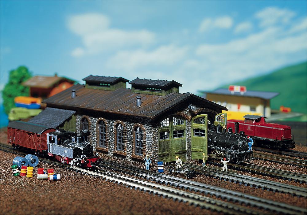 Faller 222116 - 1/160 / N Engine Shed - New