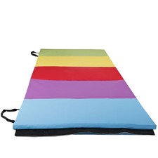 2.5' x 6' Gym Workout Folding Mat Thick Foam Fitness Exercise Gymnastics Panel