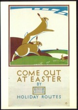 Modern Postcard: Come Out at Easter -Go by Underground. 1922 Poster Repro(LTM139