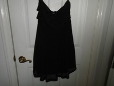 Express Black Strapless Dress Size 6