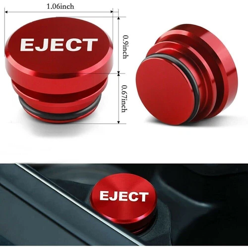 1P Universal Rojo Botón EYECCIÓN Coche Encendedor Cubierta Coche Piezas Accesorios - Imagen 5 de 12