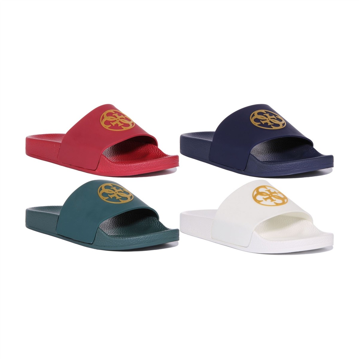 Guess Women Beach Slider With 4G Logo In Various Colour Size UK