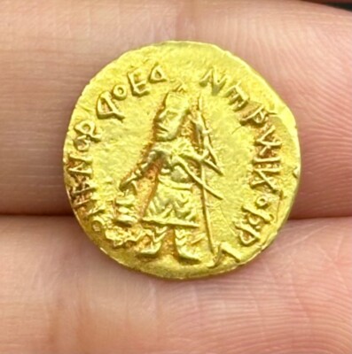 Wonderful Ancient Kushan Empire BODDO Buddha King Kanishka 18K
