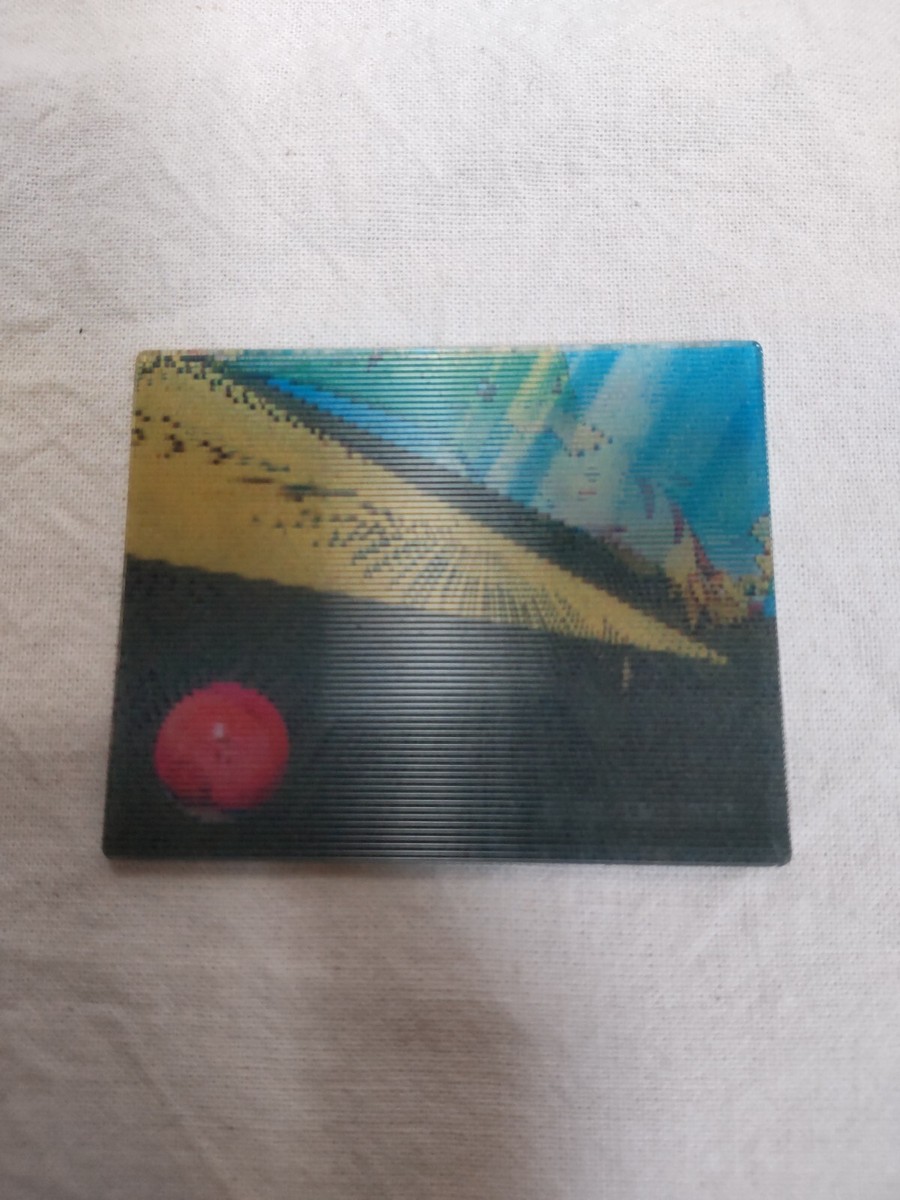 ピカチ★ Pikachu 5 Japanese Meiji Super Change Card 3D Lenticular