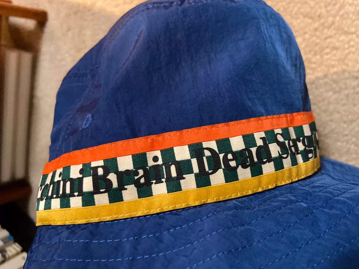 Men's BRAIN DEAD x SERGIO TACCHINI blue BUCKET HAT one size