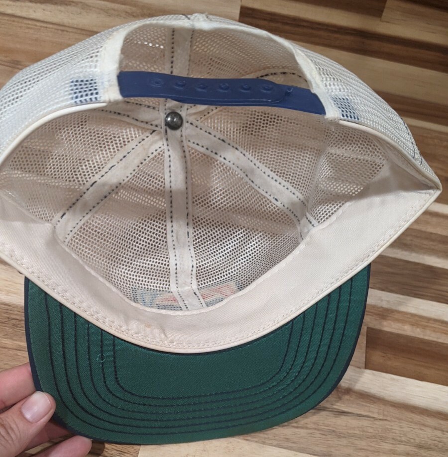 Vintage PEPSI COLA full Mesh Snapback Trucker Cap Hat Patch image 6