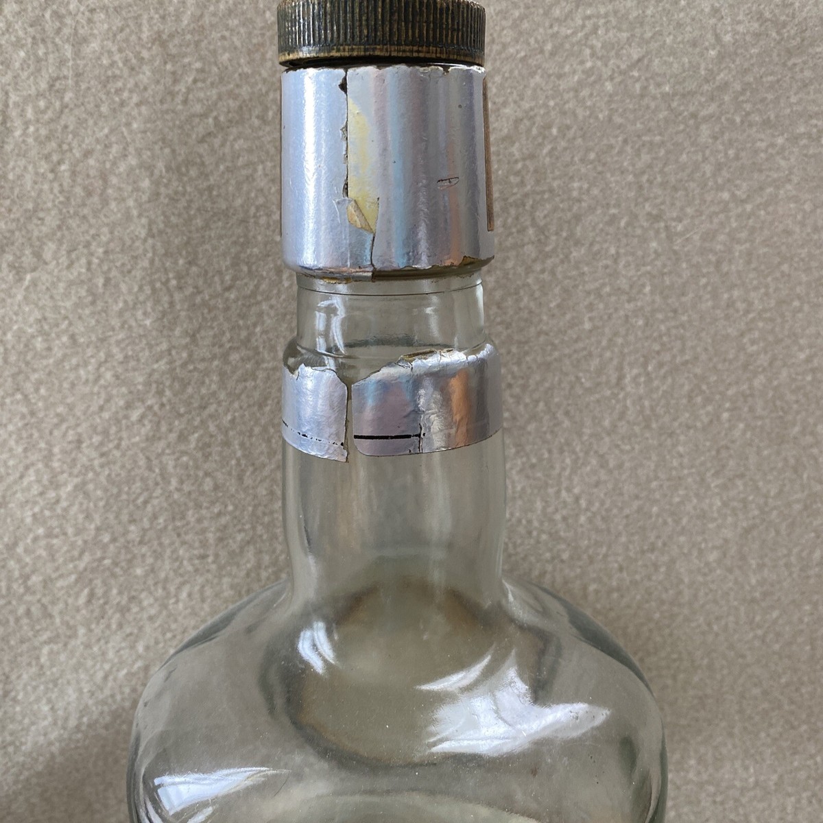 Vintage Schenley Reserve Whiskey 1-Gallon Glass Advertising Empty