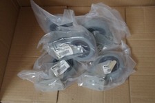 Set of 5 Swivel Castor Rubber Wheel 75mm
