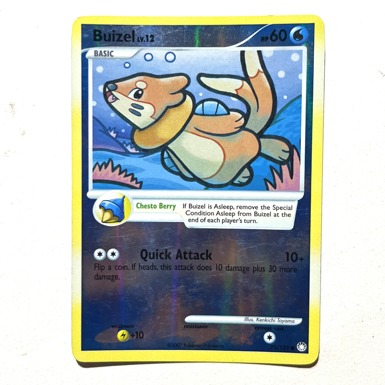 Buizel LP Reverse Holo Common Mysterious Treasures 75/123 Pokémon TCG See Photos