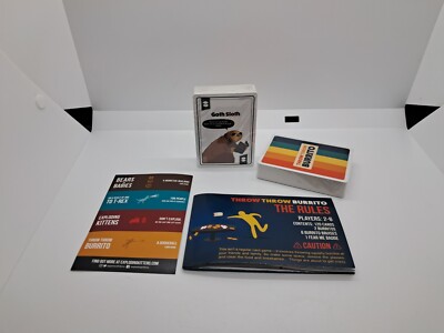 Throw Throw Burrito A Dodgeball Card Game REPLACEMENT PARTS Deck of Cards Manual