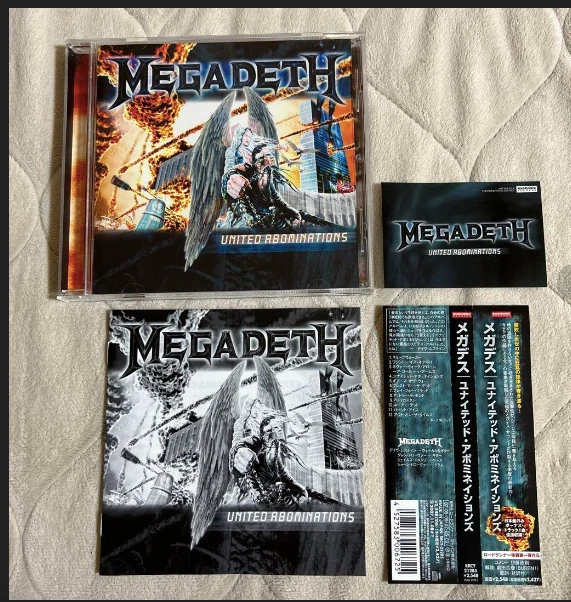 Megadeth - United Abominations - Japan CD w/OBI , sticker