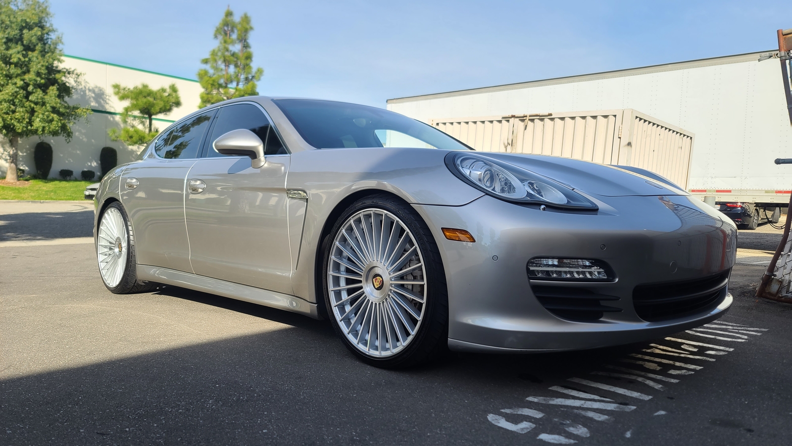 22 SILVER POLISH CONCAVE STAGGER RF22 WHEELS FIT BENTLEY FLYING SPUR SEDAN 03-18