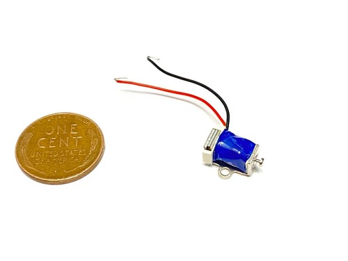 1 Piece Miniature Solenoid Suction Rod Push Pull Micro 4v 3V Electromagnet c21 - Picture 2 of 3
