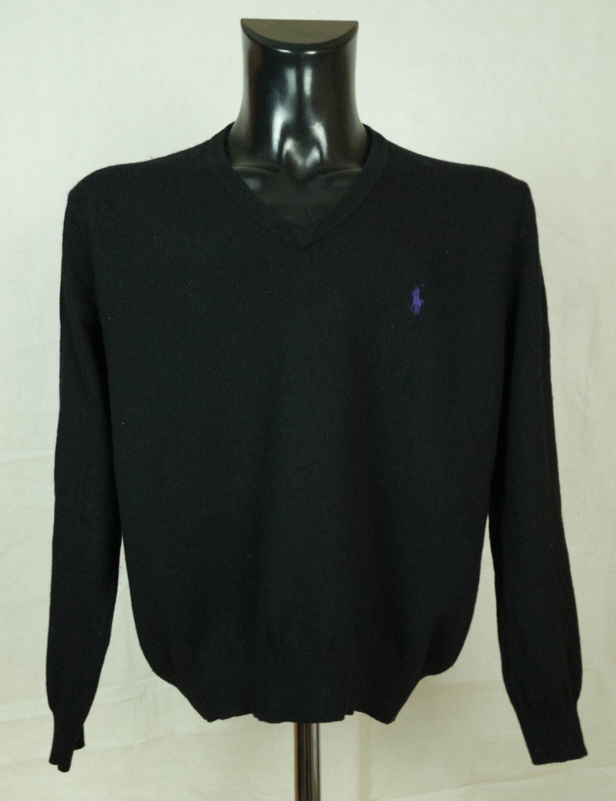 RALPH LAUREN MENS JUMPER 100 MERINO WOOL SIZE L SHORT GC a eBay
