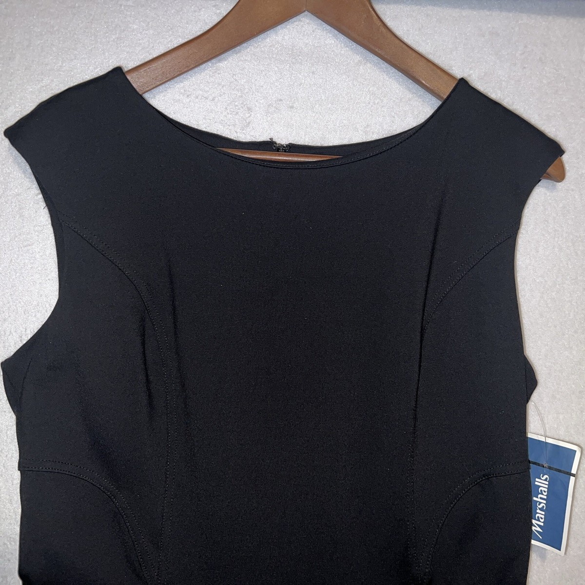NWT Cynthia Rowley Black Stretch Knit A Line Dress Sleeveless Size 10 | eBay