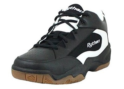 Python Wide (EE) Width Indoor Mid Racquetball (Squash, 10 Wide Black/White