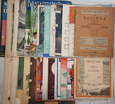 Vintage Sheet Music Lot of 25 - Somewhere On Broadway, Havana, Makin' Whoopee!