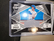 2022 PANINI-ELITE EXTRA EDITION BASEBALL FRM-EG ELIJAH GREEN- NATS -JERSEY PATCH