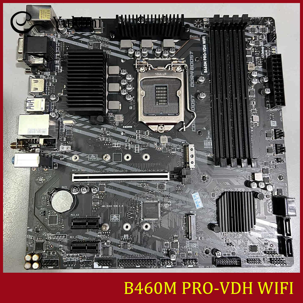 FOR MSI B460M PRO-VDH WIFI 128GB LGA 1200 HDMI DVI-D 10th Gen