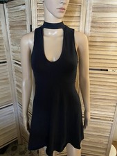 Express Women's Size XS Sexy Black Dress Sleeveless Stretchy Fit & Flare