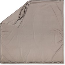 26" x 26" Cover Throw Pillowcases - 85/15 Nylon/Spandex Silky Stone Grey
