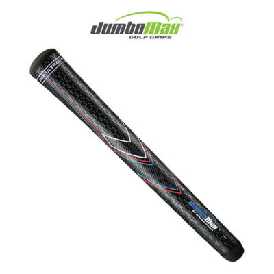 JumboMax JMX Ultralite Tapered Black Swing Grips - Red/White/Blue