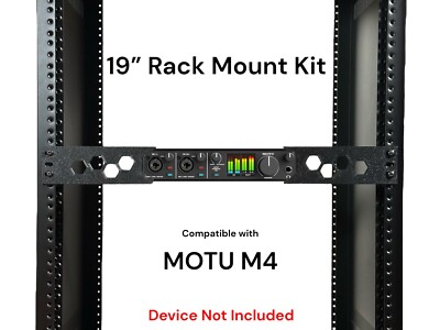 Rack Mount Kit for MOTU M4 19 Inch Rack 1.5U 4 Variations