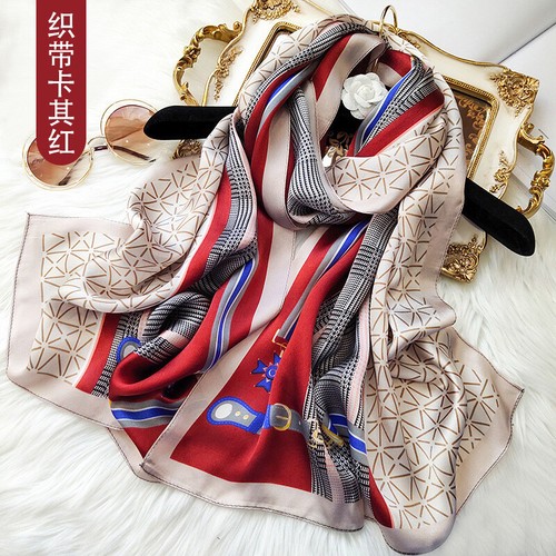 Écharpe de 100% soie,Foulard pour la femme , 170 * 52 cm,Cadeau pour votre Lady - Picture 40 of 40