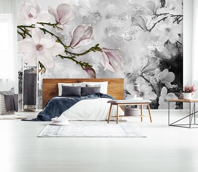 3D Flowers Branch O2321 Wallpaper Wall Murals Removable Wallpaper Sticker Eve