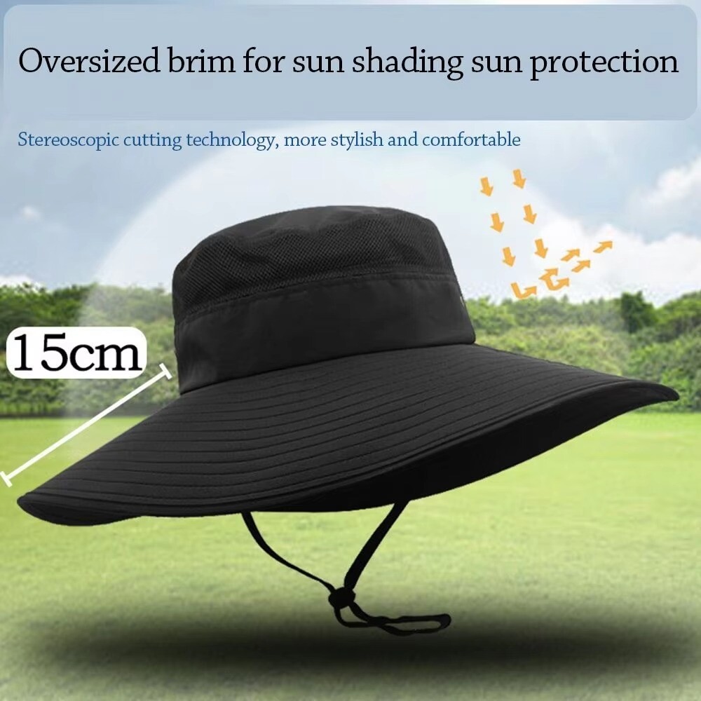 APL Berretto visiera regolabile tesa larga secchio cappello nuovo cappello sole uomo e donna