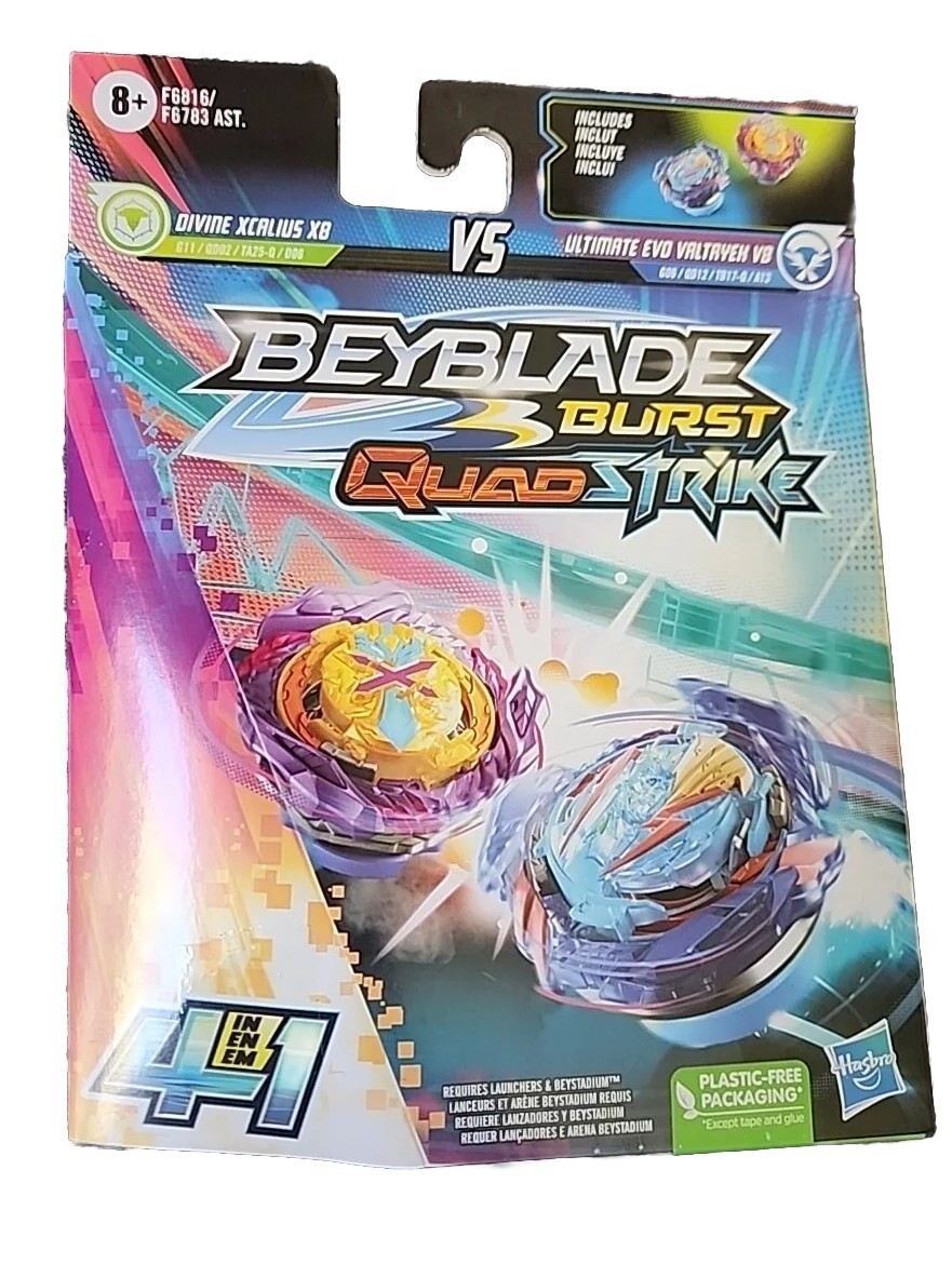 Beyblade Burst QuadStrike Ultimate Evo Valtryek V8 Divine