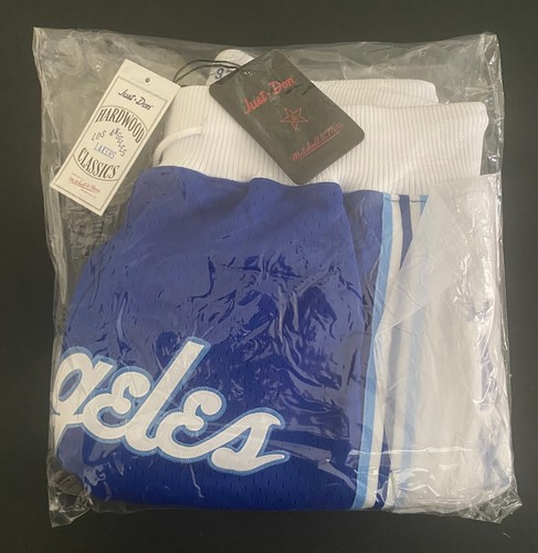 AUTHENTIC MITCHELL & NESS x JUST DON x NBA LOS ANGELES LAKERS BASKETBALL SHORTS - Picture 10 of 18