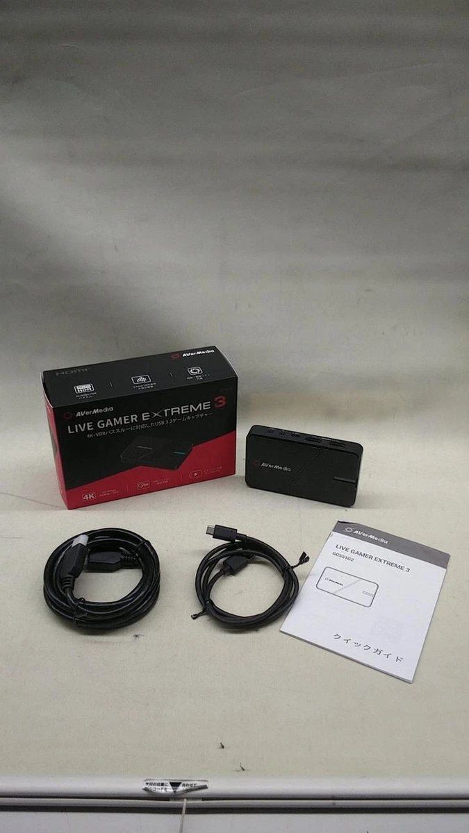 AVerMedia Live Gamer Extreme 3 GC551G2 Game Capture Good Condition Used AVerMedia Live Gamer Extreme 3 GC551G2 Game Capture Good Condition Used