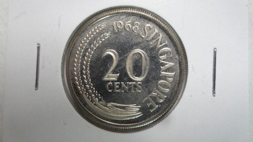 Singapore 20 Cents, 1968, Proof - Afbeelding 1 van 2