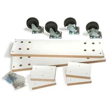 Optional Caster Kits for Fits Gondola Slatwall Merchandisers Econoco WDCAS2H48