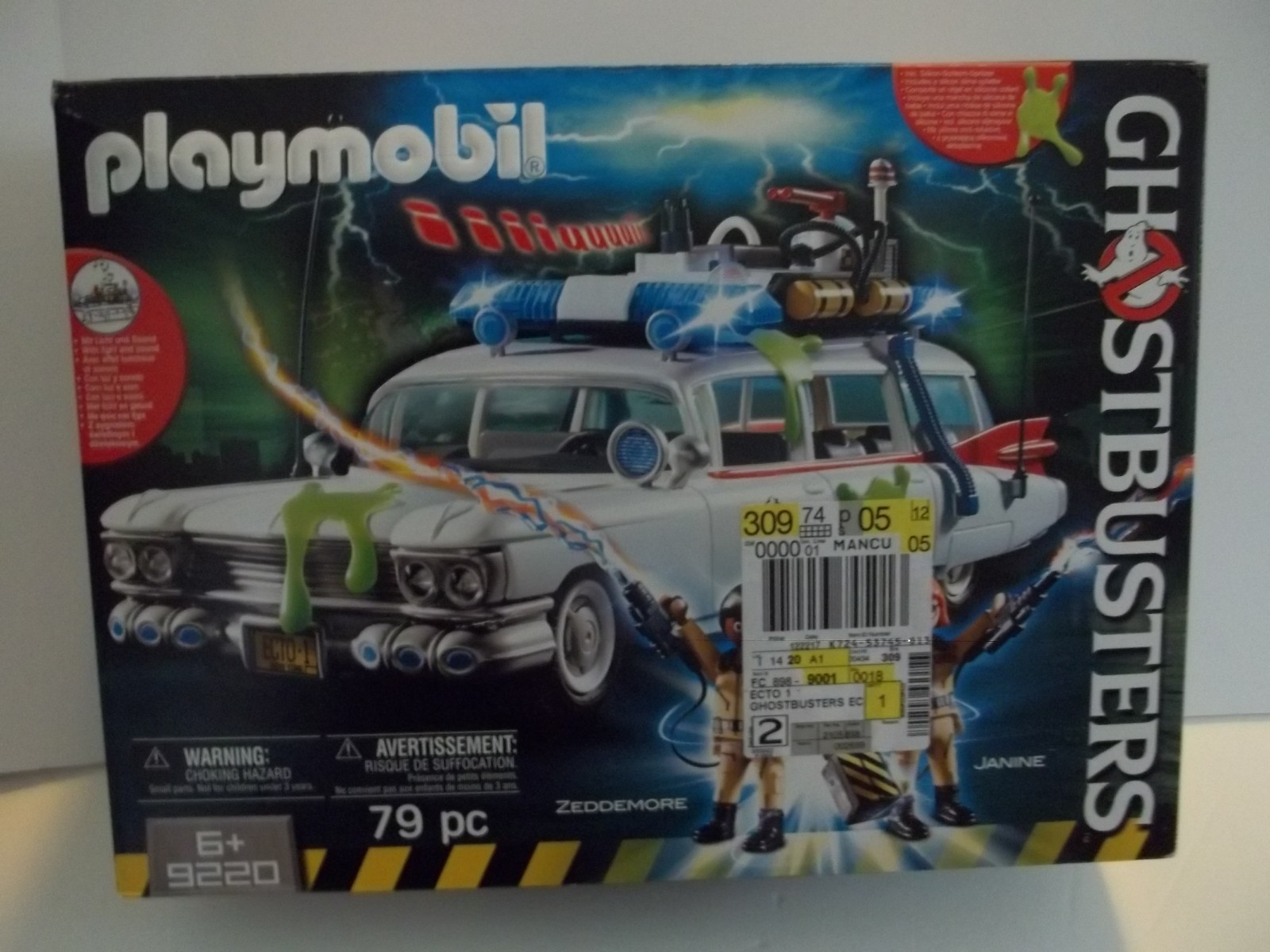 playmobil 9220 ghostbusters ecto 1 with lights and sound