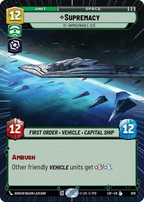 Supremacy - Of Unimaginable Size (Hyperspace Foil) [LOF - 829]